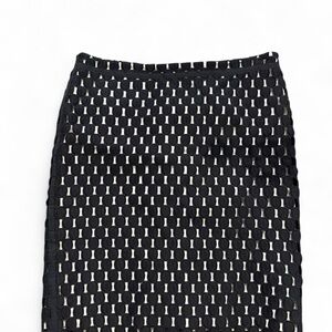 Elegant black and White  Women's Skirt